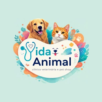 Logo de Vida Animal, clínica veterinária